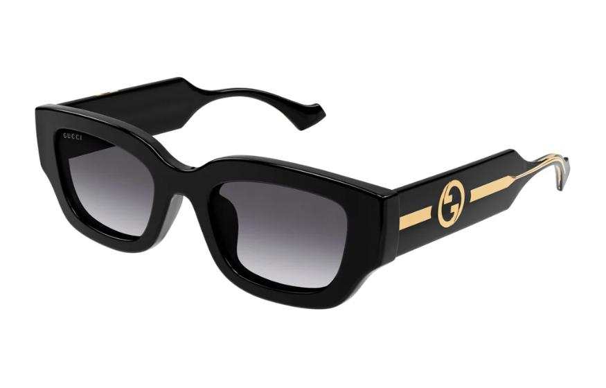 GUCCI GUCCI Square Sunglasses Unisex Black