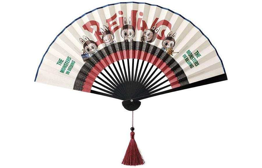 POP MART POP MART Folding Fan, Multicolor, 38.5*22*2.5cm