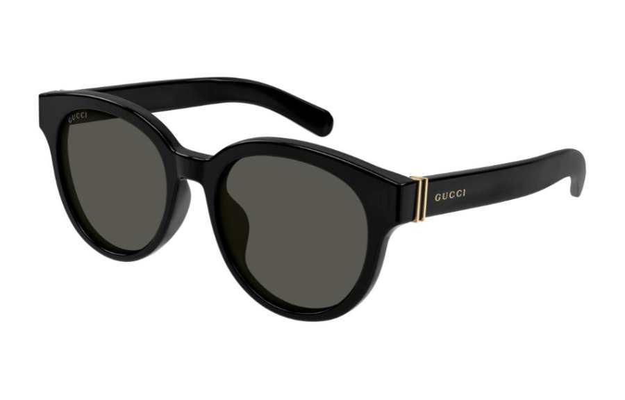GUCCI GUCCI Web Oval Sunglasses Men's Black
