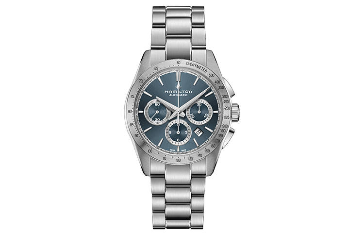 HAMILTON Automatic Mechanical Movement 100m Waterproof Men's Watches Watch 42mm Blue Dial