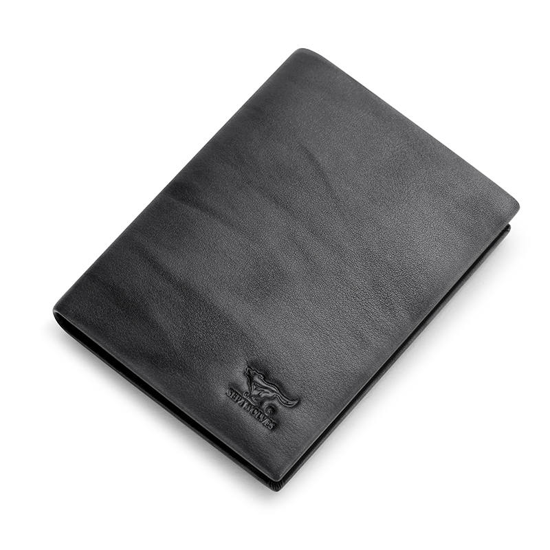 SEPTWOLVES SEPTWOLVES Top Grain Cow Leather Wallet, Wallet Men's