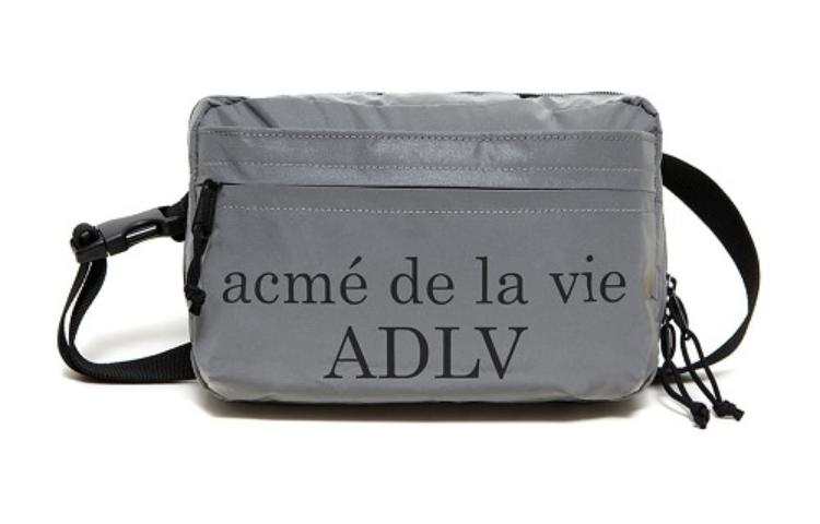 Acme De La Vie Acme De La Vie/ADLV Nylon Fabric Crossbody Bag Unisex Silver