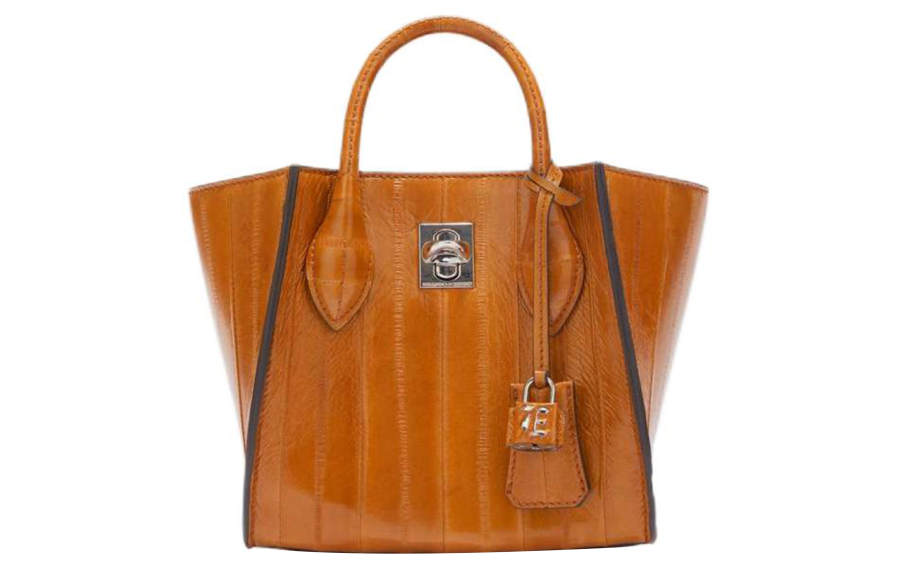 ERMANNO SCERVINO Eel Skin Shoulder Bag, Crossbody Bag, Handbag Mini Women's Brown