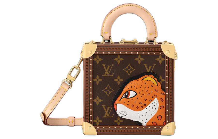 LOUIS VUITTON X Sun Yitian Collaboration Square Canvas Shoulder Bag, Crossbody Bag, Handbag Mini Women's Brown