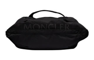 Moncler Nylon Shoulder Bag, Crossbody Bag, Handbag, Fanny Pack Men's Black