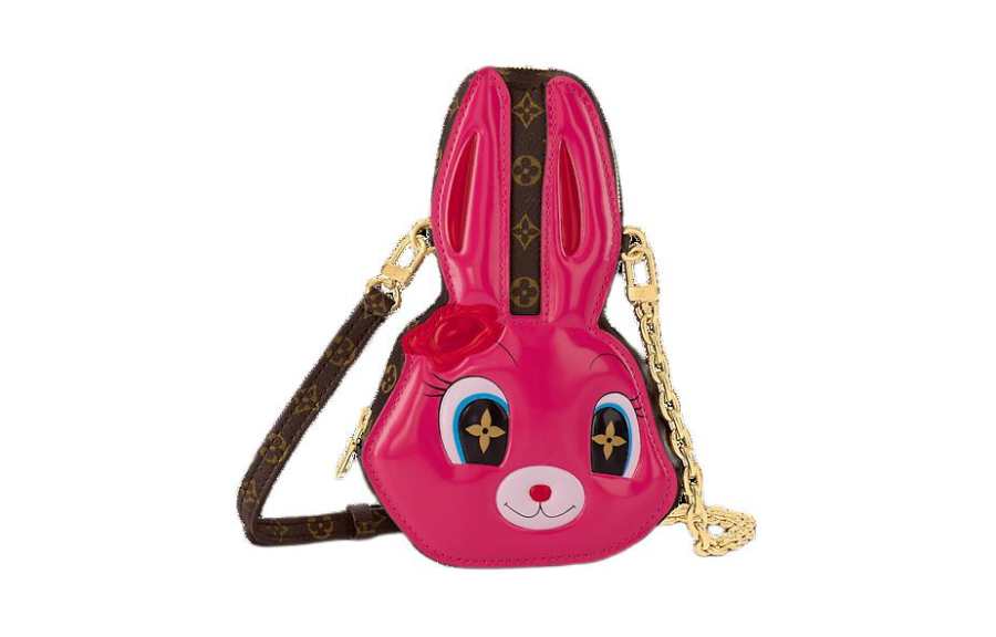 LOUIS VUITTON X Sun Yitian Wallet On Chain Rabbit Pink
