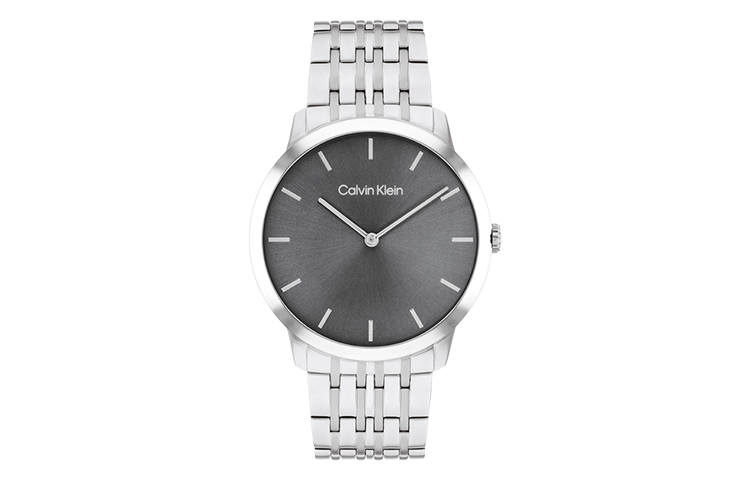 CALVIN KLEIN Wrist Watches Quartz Movement Steel Strap Gray Dial Men's Watches