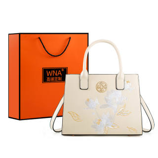 WEINIAO Synthetic Leather Handbag, Crossbody Bag Regular Women's Apricot