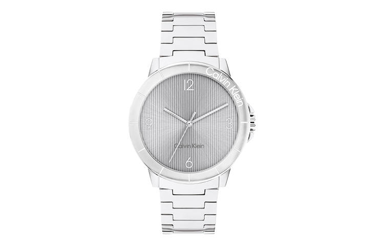 CALVIN KLEIN Wrist Watches Quartz Movement Steel Strap Silver Dial Women's Watch