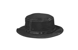 And Wander Nylon Bucket Hats Men's Black
