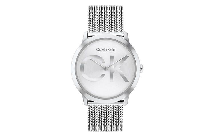 CALVIN KLEIN Wrist Watches Quartz Movement Steel Strap Silver Dial Unisex