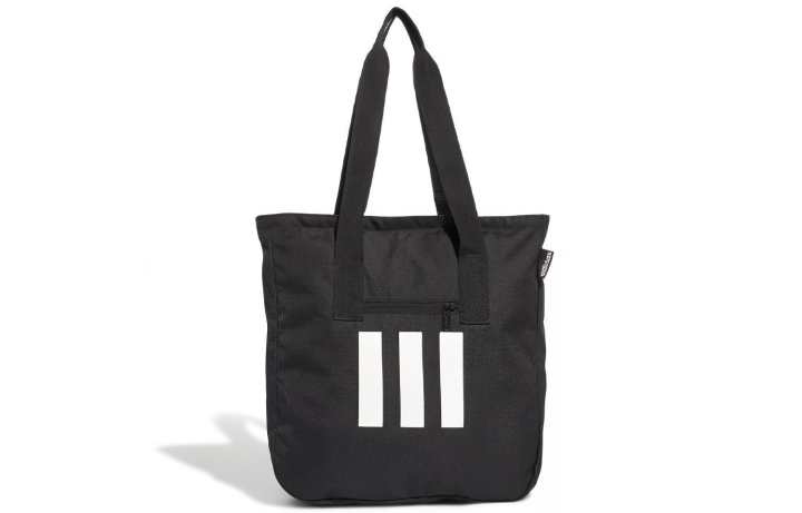 Adidas Adidas Polyester Sports Bag, Gym Bag, Handbag, Shoulder Bag Regular Unisex Pure Black