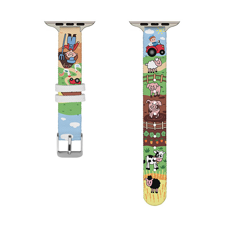 IBOANN IBOANN Strap Apple Compatibility Canvas Material 44mm