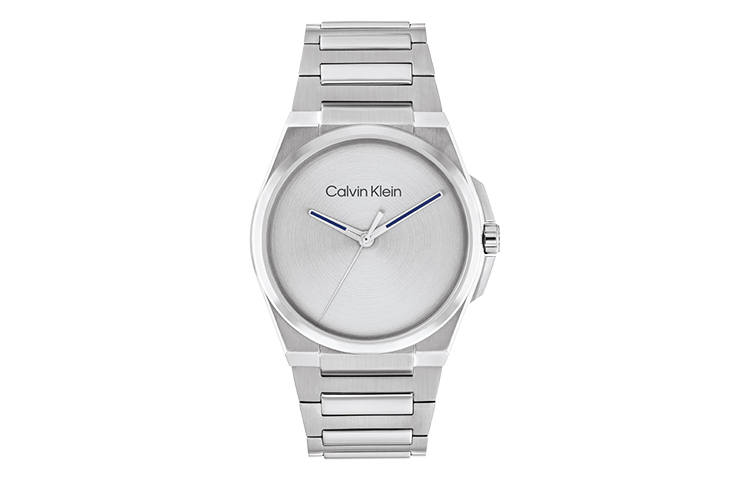 CALVIN KLEIN Wrist Watches Quartz Movement Steel Strap Silver Dial Men's Watches