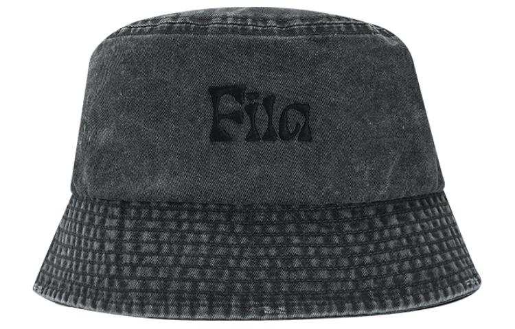 FILA FUSION Cotton Bucket Hats Unisex Gray