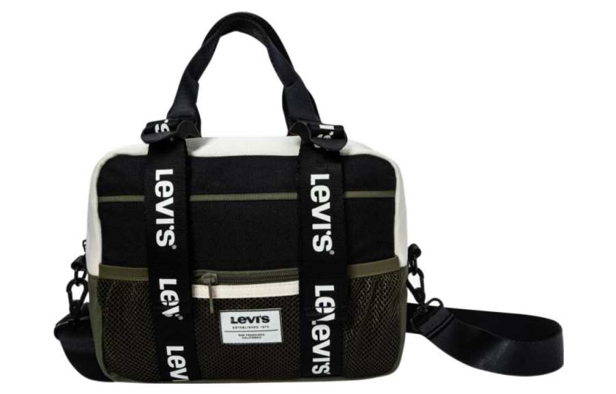 Levis Levis Polyester Handbag, Shoulder Bag, Crossbody Bag Regular Men's Olive Night