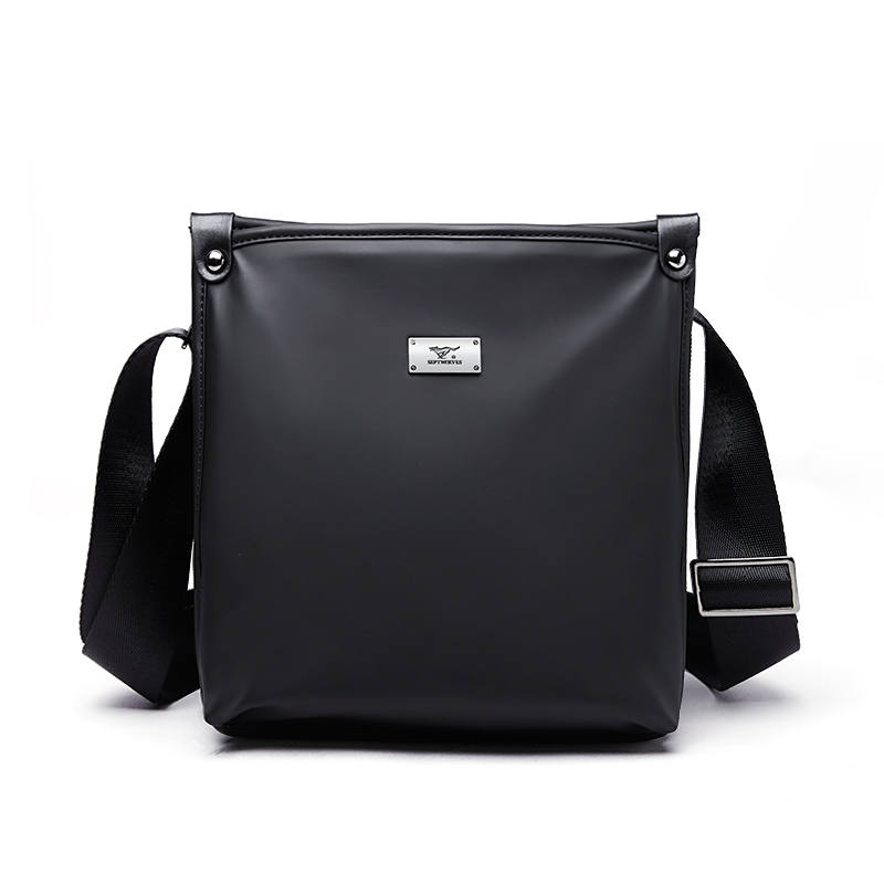SEPTWOLVES PVC Crossbody Bags Regular Unisex Black