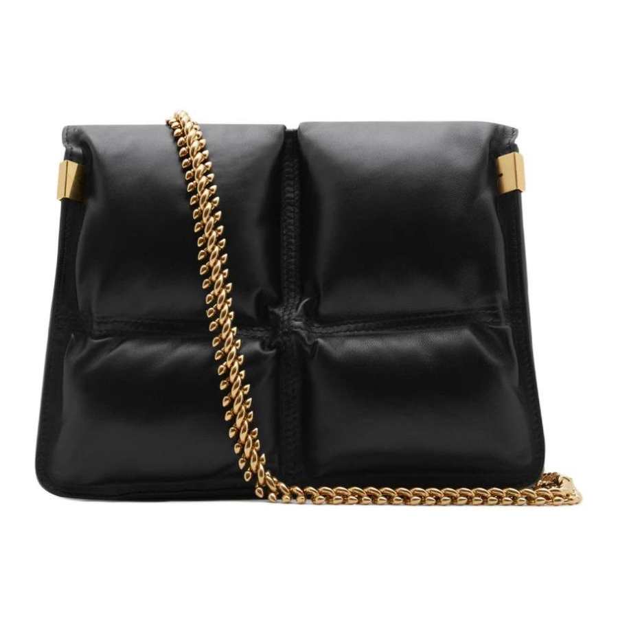 Burberry Lambskin Handheld Crossbody Bag, Shoulder Bag Women's Black