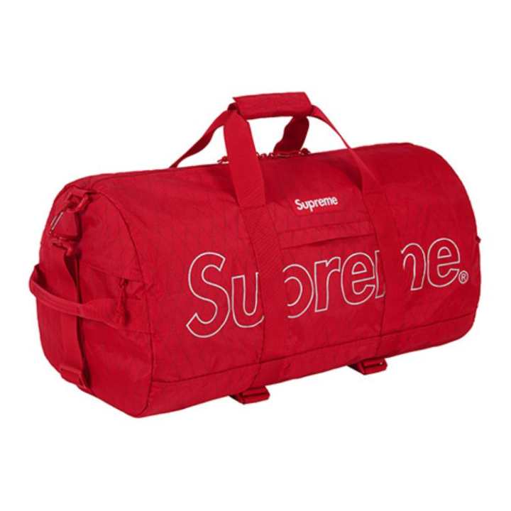 Supreme Supreme Nylon Fabric Bucket Bag Handbag Travel Bag Unisex Red