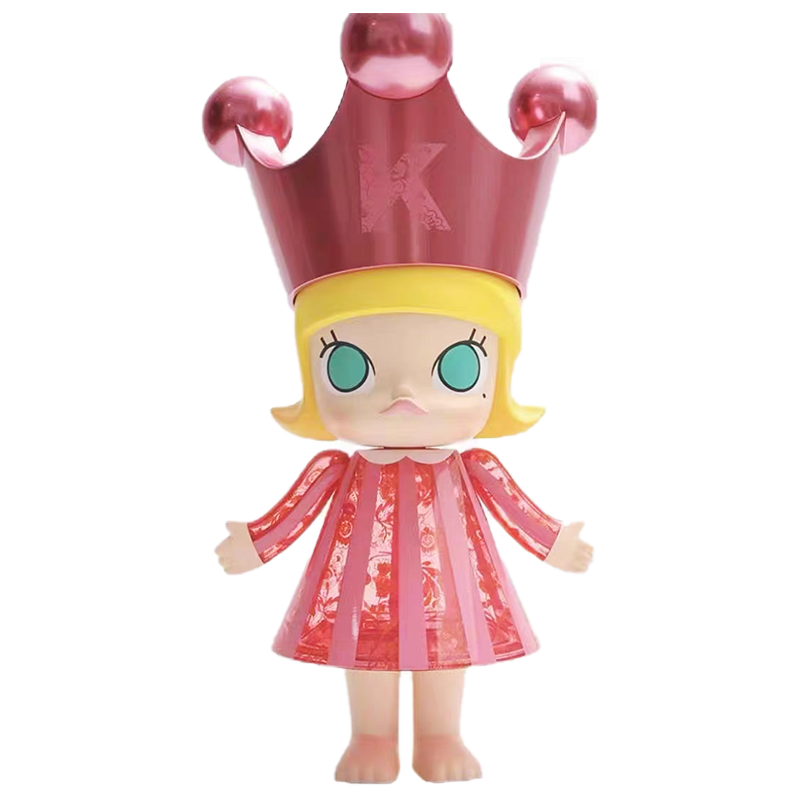 POP MART 100% Molly Pink Birthday Princess Cute Trendy Figures
