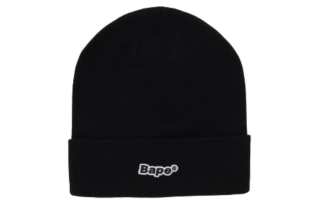 A BATHING APE Bape patch Knitted Beanie
