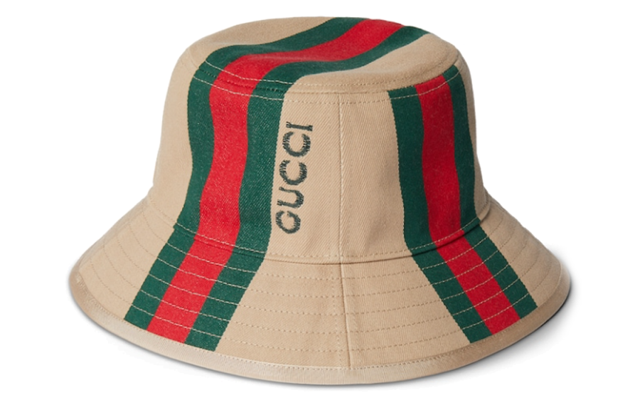 GUCCI GUCCI Canvas Bucket Hats Men's Camel