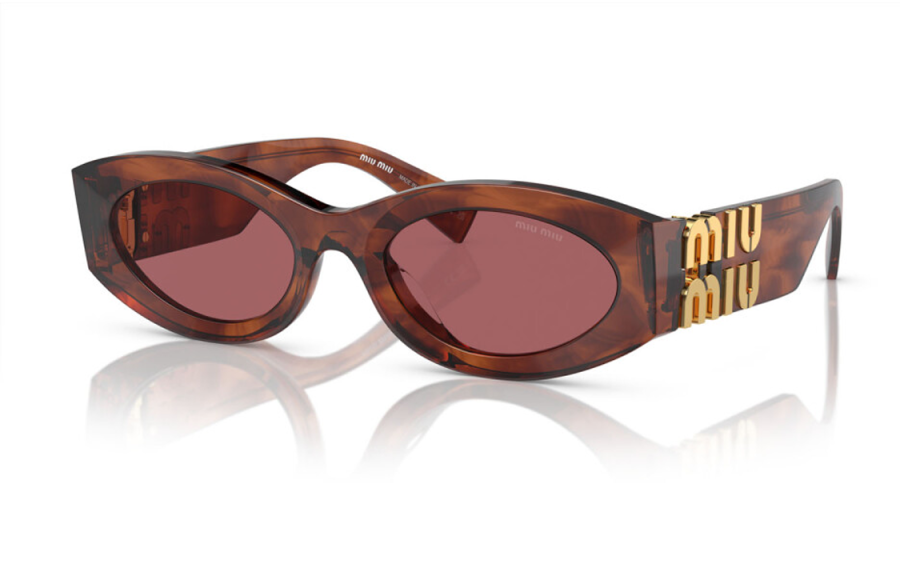 MIU MIU MIU MIU Oval Frame Sunglasses