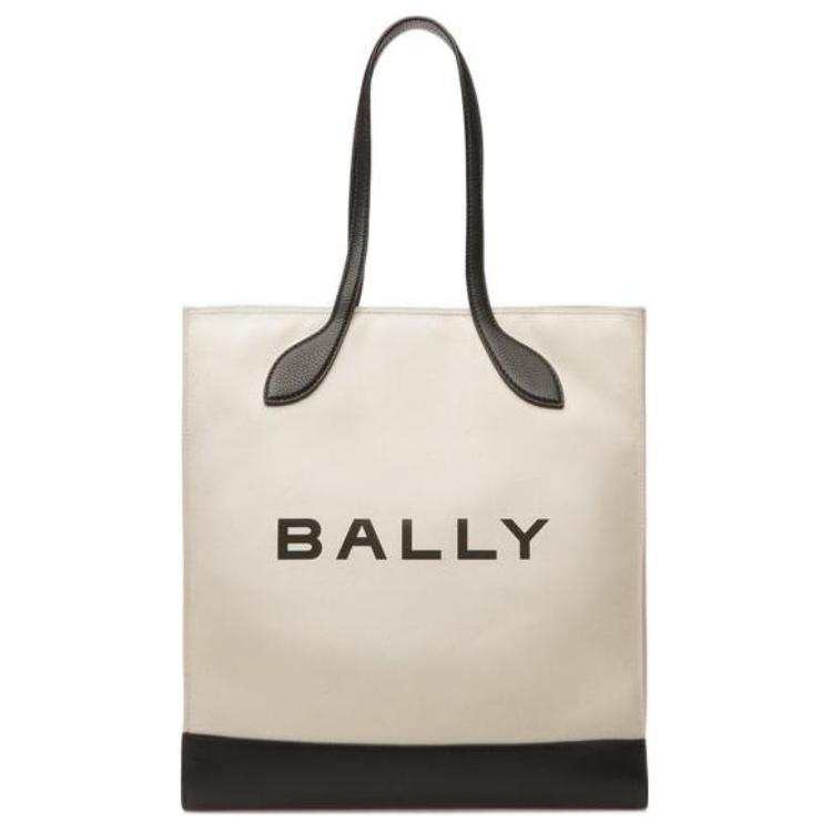 BALLY BALLY Logo Print Tote Bag