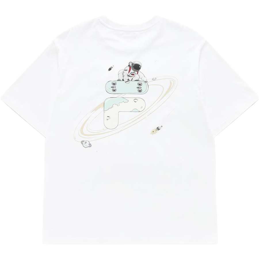FILA FUSION FOB T Shirt Unisex Standard White