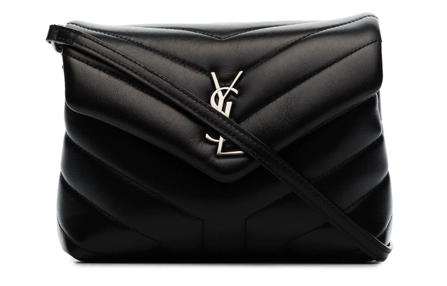SAINT LAURENT Leather Crossbody Bag, Shoulder Bag Women's Black