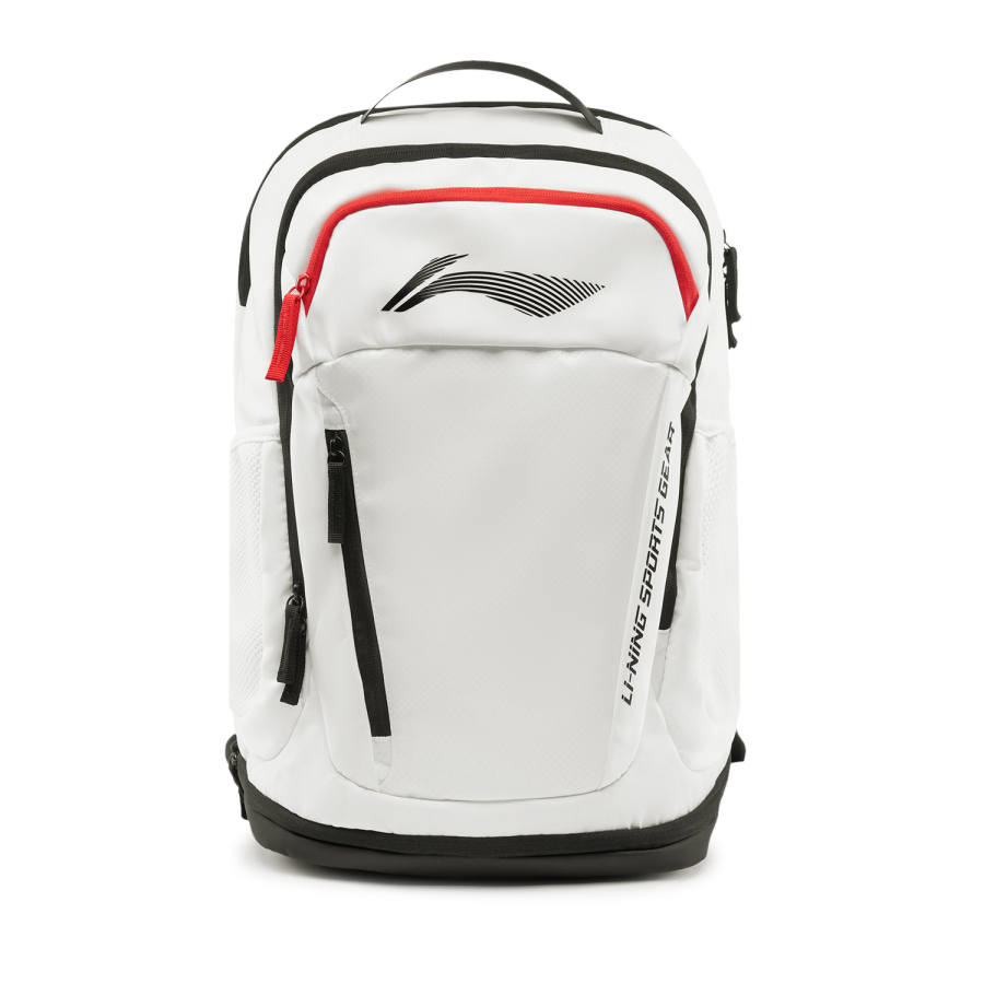 Li-Ning Li Ning Fitness Series Polyester Backpack Unisex White