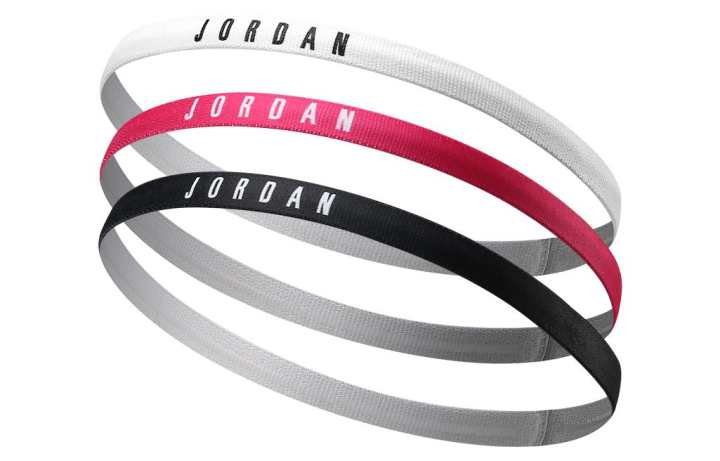 Nike Nike Silicone Hair Bands Unisex Red White Black