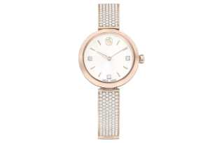 Swarovski Wrist Watches Quartz Movement Stainless Steel Strap 27mm White Dial Women's Watch ['50', 149262]m Waterproof