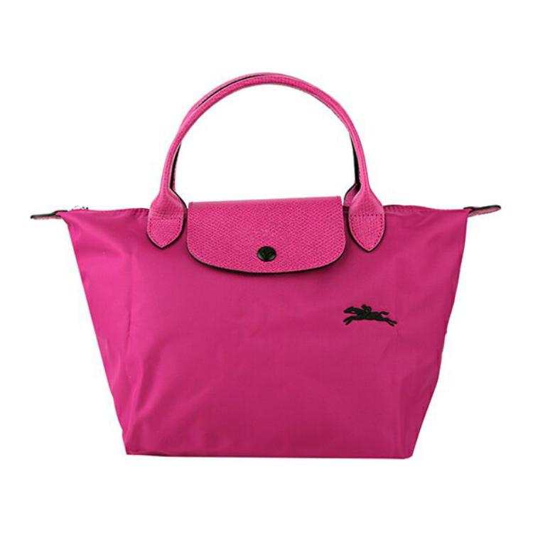 LONGCHAMP Le Pliage Fabric Shoulder Bag Women's Fuchsia