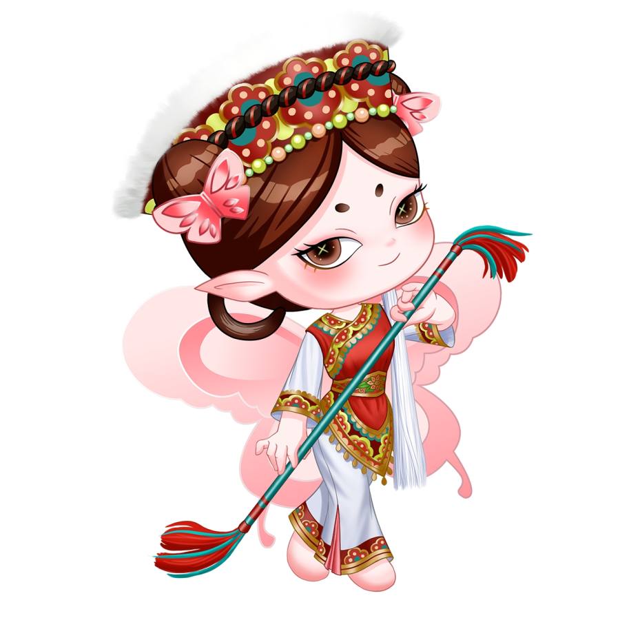 Tetsuko ZHEGAOJIMU Heritage Collection Nansha Butterfly 56 Ethnic Clothing Collection Card Accessories 300*158*45MM