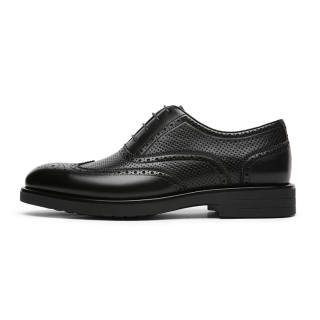 GOLDLION Dress Shoes Men's Low Top Black/Brown