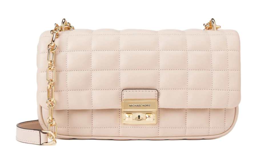 MICHAEL KORS Tribeca Sheepskin Crossbody Bag, Shoulder Bag Large Women's Nude Pink