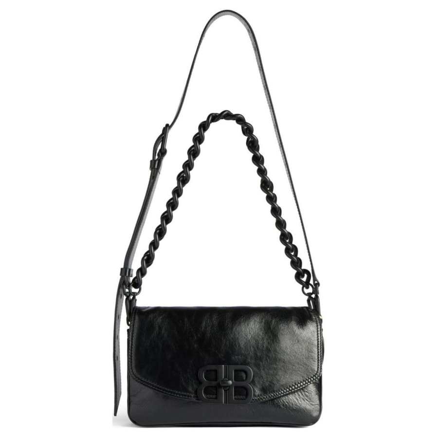 Balenciaga Cow Leather Crossbody Bag, Shoulder Bag Women's Black
