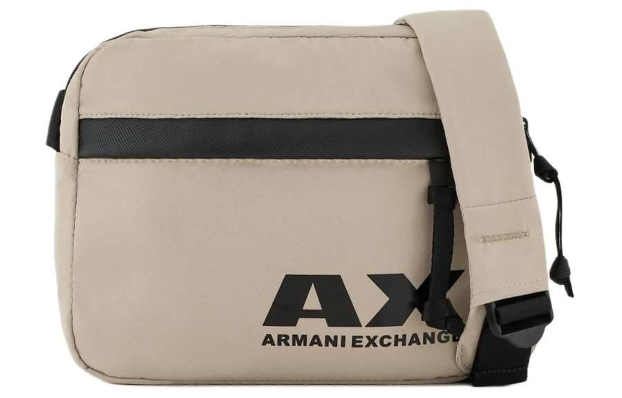 ARMANI EXCHANGE ARMANI EXCHANGEAE Polyester Crossbody Bag, Shoulder Bag Medium Unisex Light Umber