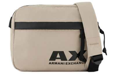 ARMANI EXCHANGEAE Polyester Crossbody Bag, Shoulder Bag Medium Unisex Light Umber