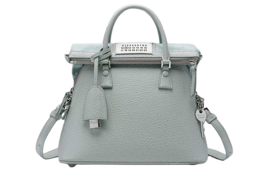 Maison Margiela 5AC Grain Calfskin Shoulder Bag, Crossbody Bag, Handbag Mini Women's Fennel