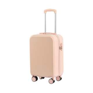 Duoluplo ABS & PVC Quiet Spinner Wheels Password Lock Durable Travel Luggage Unisex Pink/Black/Light Blue/Silver/White