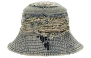 Rick Owens DRKSHDW Cotton Bucket Hats Men's Blue