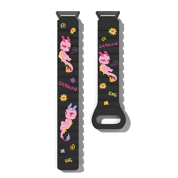 IBOANN Watch Band Huawei Compatibility 203mm Silicone Material