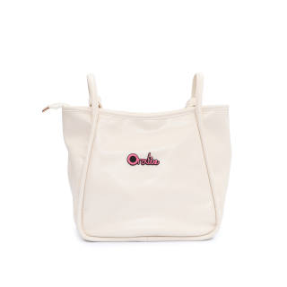 OTA Pu Shoulder Bag, Tote Bag, Shopping Bag, Handbag Large Women's White, Pink
