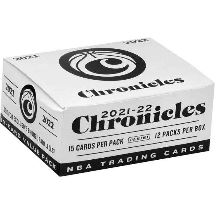 PANINI 2021 22 Basketball NBA Chronicles VALUE Pack Box, Chronicles Fat Pack Sports Cards 1