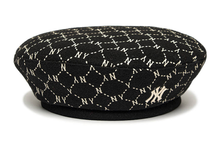 MLB MLB Monogram Diamond Wool Beret
