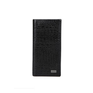 HLA Genuine Leather, Cow Leather Wallet Regular Men's Black