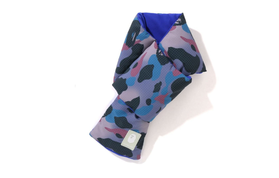 A BATHING APE Scarves Kids' Purple/Yellow