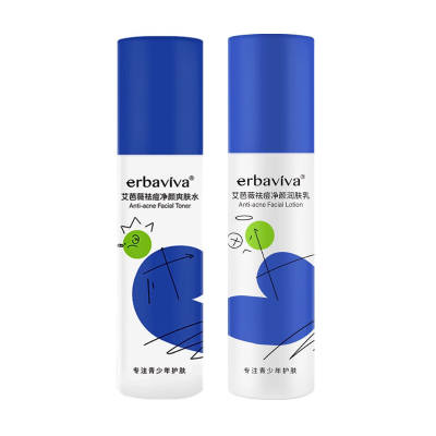 Erbaviva Oil Control Acne Fighting Purifying Cleanser Skincare Sets Oil Control Minimizing Pores Acne Fighting